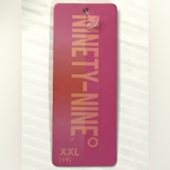 Ninety-Nine Degrees Orange Crinkle Bikini Set ~ Bralette Top ~ Size XXL (19) NWT - Picture 10 of 16